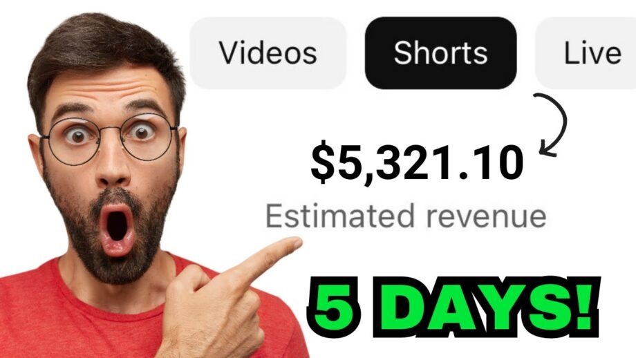 How I Earned $5,000 in 5 Days with AI-Generated YouTube Shorts!