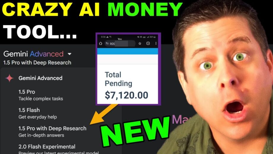 Ai News: Google Gemini Deep Research 1.5 = Secret Affiliate Money Tool!