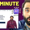 Unbelievable! Create A Full Website in 60 Seconds With AI