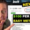 $100 A Day With Simple Ai Tools - Use Bolt No Coding!