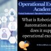 What is Robotic Process Automation and how does it support operational excellence?