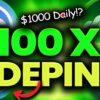 🔥 TOP 5 AI DePIN Projects to 100X in 2025!? - PASSIVE Income $100 - $1000 for FREE (No Investment)