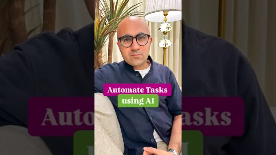 Automate Tasks using AI | Business | Sarthak Ahuja