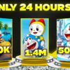 I Tried Doraemon Shorts For 24 Hours (Monetization Challenge 😍)