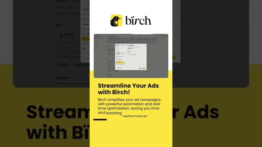 Simplify Your Ad Campaigns with Birch | AI-Powered Marketing Automation