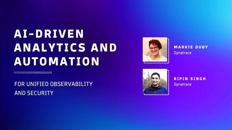 AI Driven Analytics and automation for unified observability and security