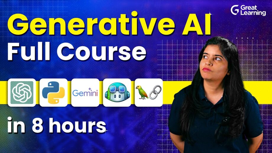 Generative AI Full course 2024 | All in One Gen AI Tutorial