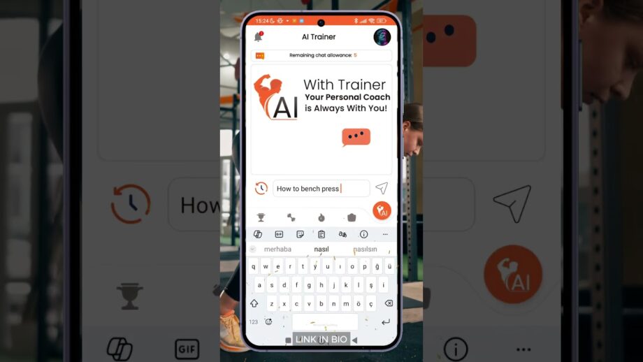 Exercise and Nutrition Tips with AI Fitness Trainer #fitness #ai #gym