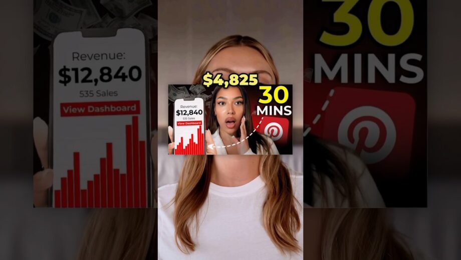 How I Made $4825/Month Using AI Video Generator & Pinterest
