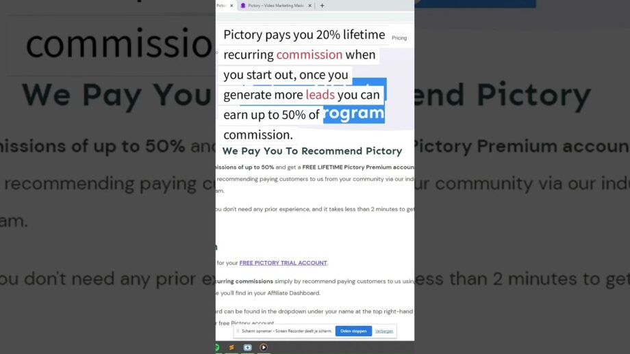 Pictory Affiliate Marketing  How To Earn Money With AI