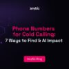 Phone Numbers for Cold Calling: 7 Ways to Find & AI Impact