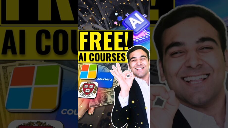 FREE AI Courses worth ₹50 Lakhs 🤩💰#shorts