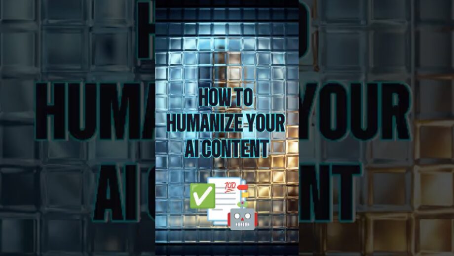 How To Humanize Your AI Content #ai #contentmarketing #contentcreation
