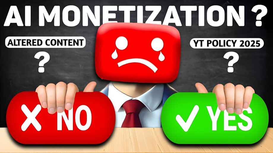 YouTube Ai Monetization Rules 2025 | You Must watch