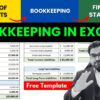 Bookkeeping in Excel | Free Template for your Bookkeeping Learning | $600 Project Gift