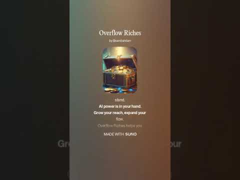 Overflow Riches Theme Song | AI Automation & Passive Income Anthem 🚀