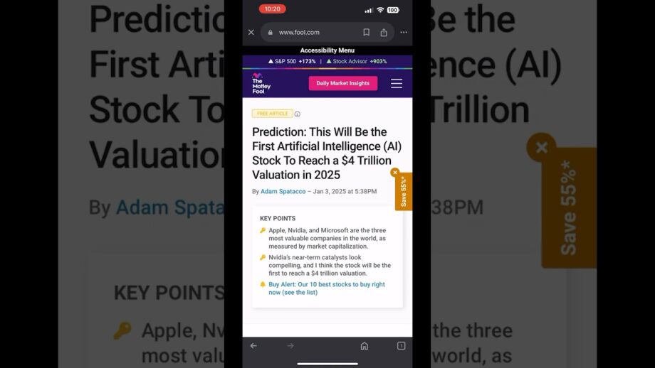 4 Trillion Prediction - The Motley Fool’s Bold AI Stock Prediction for 2025