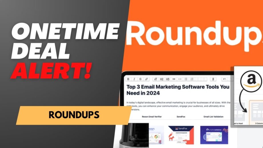 Roundups AppSumo Deal 🧠 AI Affiliate Content Generator for Amazon & AppSumo (Lifetime Access)
