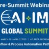 AI+IM Global Summit Pathways - Workflow and Process Automation Intelligence Track