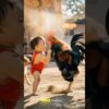 Chicken Vs Baby Fighting Ai Video Editing | Ai Video Editing