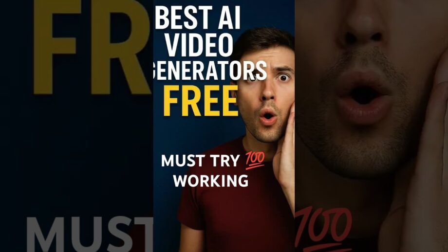 AI Video Generator | AI Text To Video Generators Free| Free AI Tools | Must Try 100 % Working