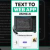How I Built a Working App with AI – So Easy! 🤯📲