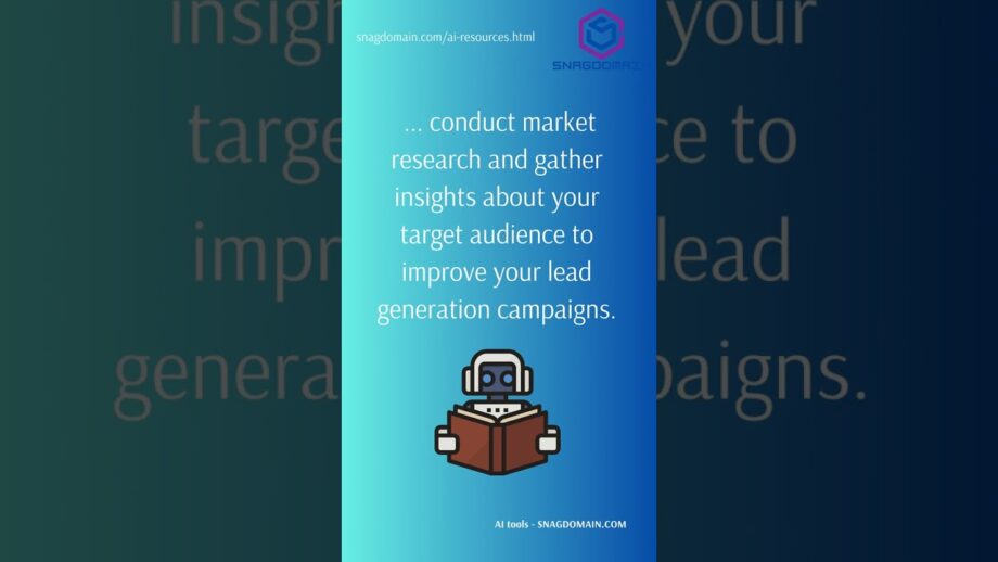 Simple, Effective and free uses of AI for Lead Generation | #shorts #leadgeneration #ecommerce