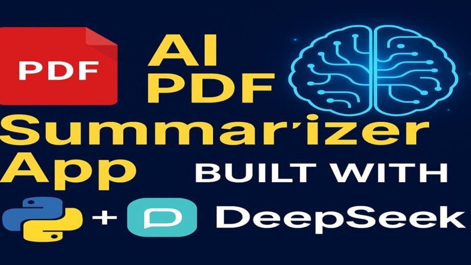 Generative AI PDF Summarizer with Python | DeepSeek API Full Project for Beginners