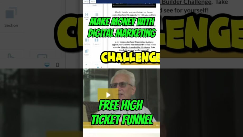 Start Digital Marketing using this free affiliate share funnel