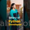 🔥Salary of Python Developer #simplilearn  #shorts