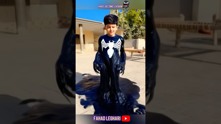 ⚡️Haris Becomes Venom 💥 (But it's Comedy) #funny #venom #shorts #automation  #fahadleghari