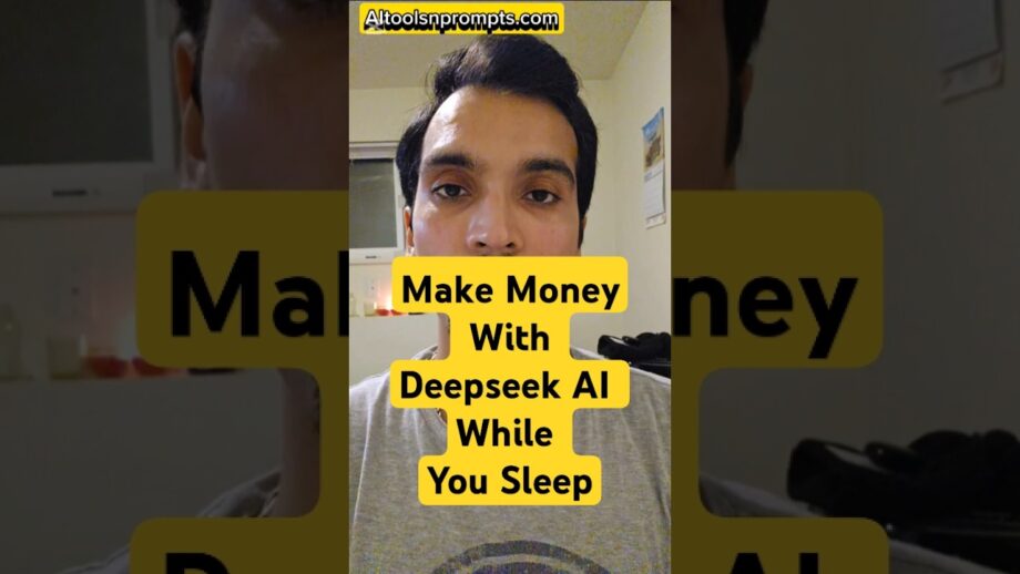 How To Make Money With Deepseek AI by Making AI Tools #Deepseek #shorts #chatgpt #aitoolsnprompts