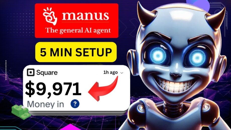 Making Money Online Was Hard — Then I Found Manus AI (Full Tutorial)