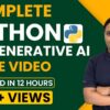 Python Tutorial with Gen AI for 2025 | Python for Beginners | Python full course