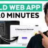 How To Make A FREE Web App Using AI (Quick & Easy)! | Text to App 🤯