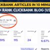 How to Write Clickbank Affiliate Articles in 10 Minutes (Using AI)
