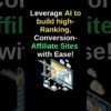 Affiliate Websites in Minutes!
