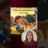 Create free 3D cartoon animation videos using ChatGPT & free AI tools | Ritika AI #ai #viralshorts