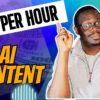 Earn $49 Per Hour with SEO, AI and Affiliate Marketing