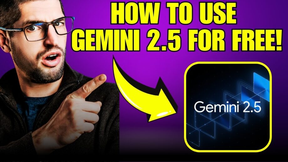 How to Use the NEW Gemini 2.5 Pro for FREE!
