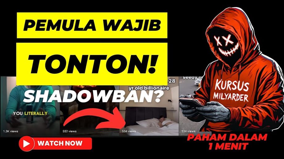 💸 Shadowban? Begini Cara Dapat Uang dari YouTube yang Benar !