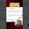 How to write a research paper using AI | AI for Research paper writing | Answerthis #shorts  #ai