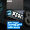 AT&T outage disrupts. Tens of thousands lose service #ai #trending #trend #news #video #voiceover