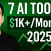 7 Ai Tools Making People Thousands In 2025