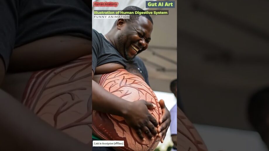 Digestive System Animation | Gut AI Art | 20
