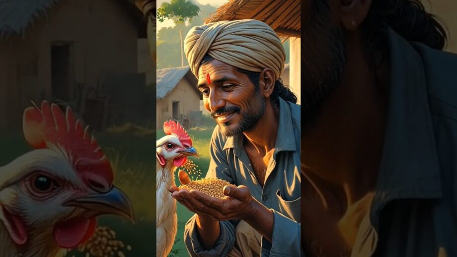 beautiful ai short story of a murgi. #shorts #ai #short #aishorts