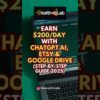 Earn $200/Day with ChatGPT AI, Etsy & Google Drive | THE WEALTH  #AI #chatgpt