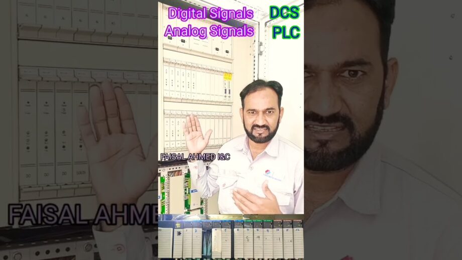 DCS PLC Digital Signals and Analog Signals DI DO AI AO #automation #DCS #PLC #DI #DO #AI #Ao