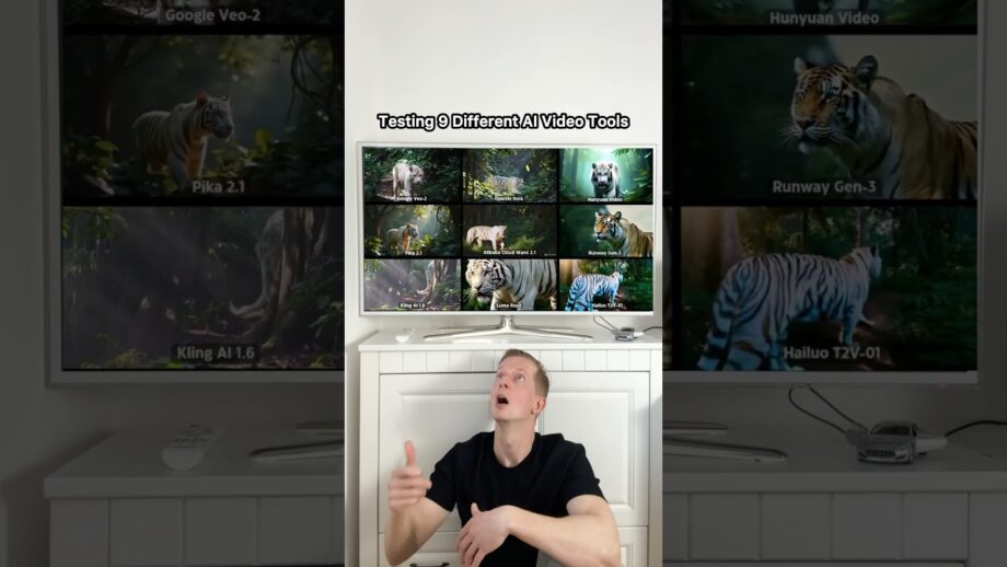 Testing 9 different AI video tools