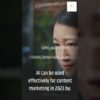How to Collaborate with AI for Better Content Marketing Outcomes in 2023? #shorts
